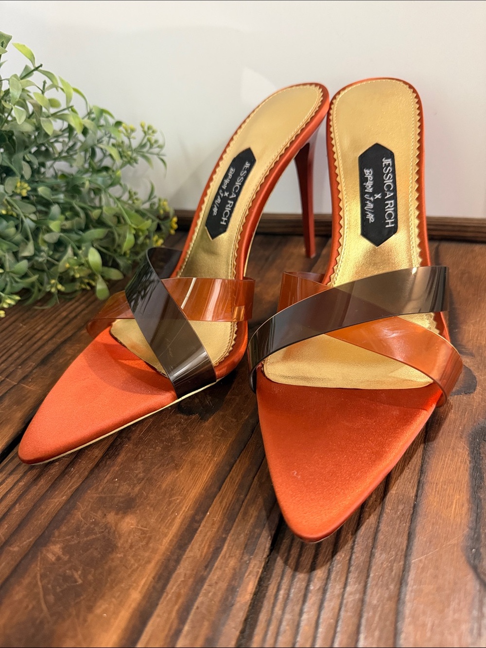 Jessica Rich x Bryon Javar Coco Stiletto Mules